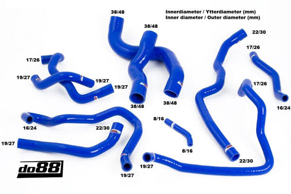 DO88 Coolant Hose Kit For BMW M3 E92 4.0L V8 2007 to 2013