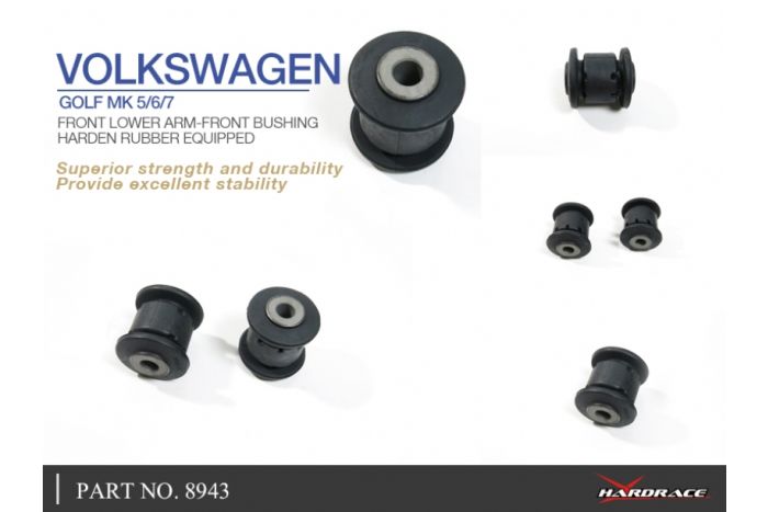 HARDRACE FRONT LOWER ARM-FRONT BUSHING AUDI, SKODA, VOLKSWAGEN