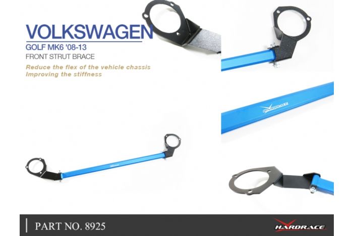 HARDRACE FRONT STRUT BRACE VOLKSWAGEN GOLF MK6