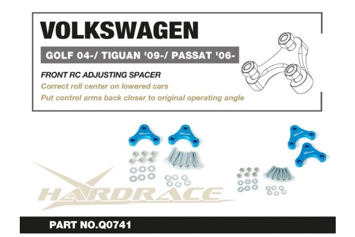 HARDRACE GEOMETRY CORRECTION SPACER AUDI, SKODA, VOLKSWAGEN