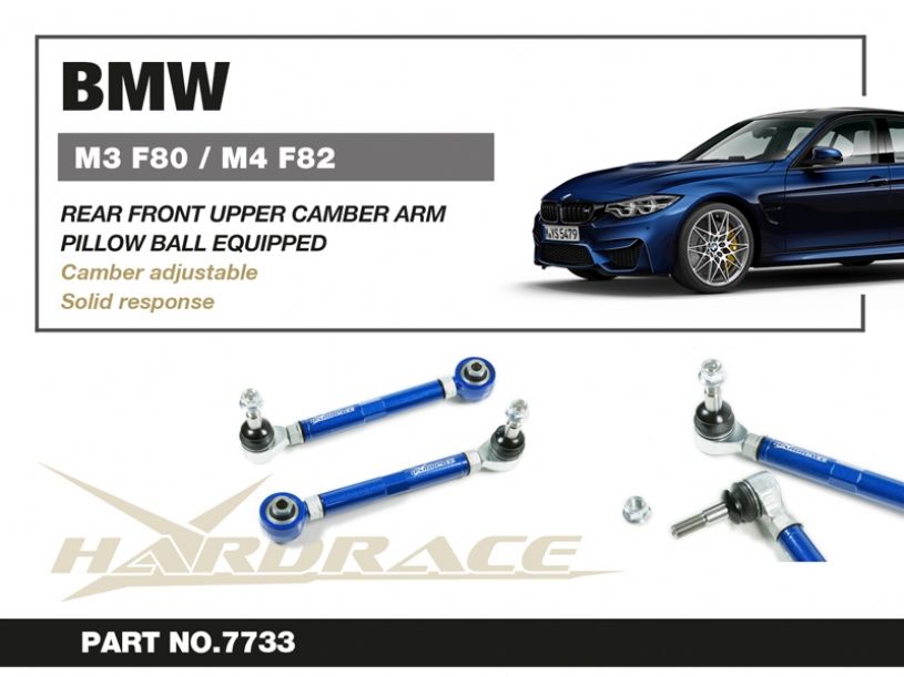 HARDRACE BMW M3 F80 M4 F82 REAR FRONT UPPER ARM PILLOW BALL