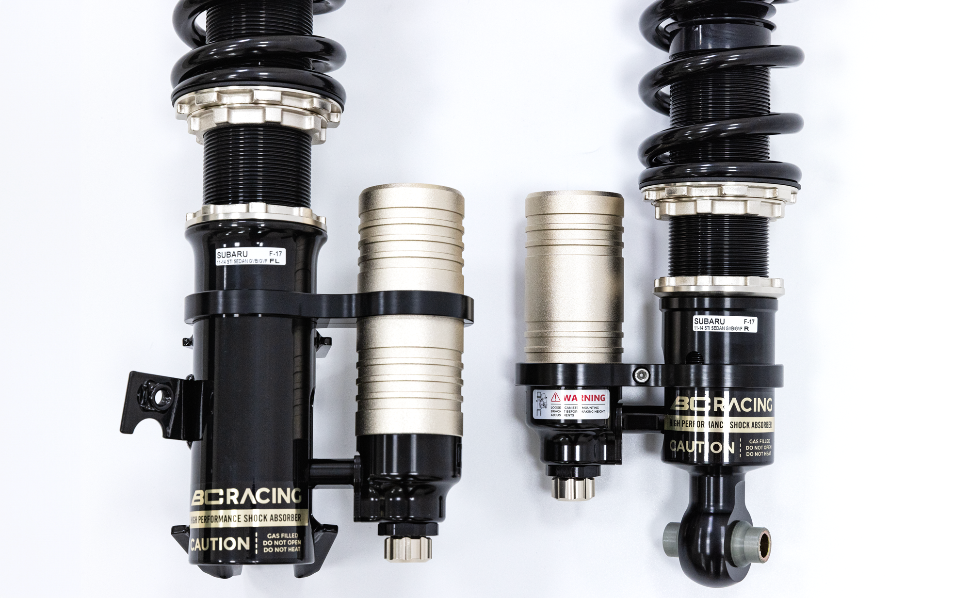 BC RACING 1 SERIES F20/F21 Non-M RWD ZX SERIES COILOVER 3 BOLT TOP MOUNT