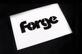 Forge Logo Stencil