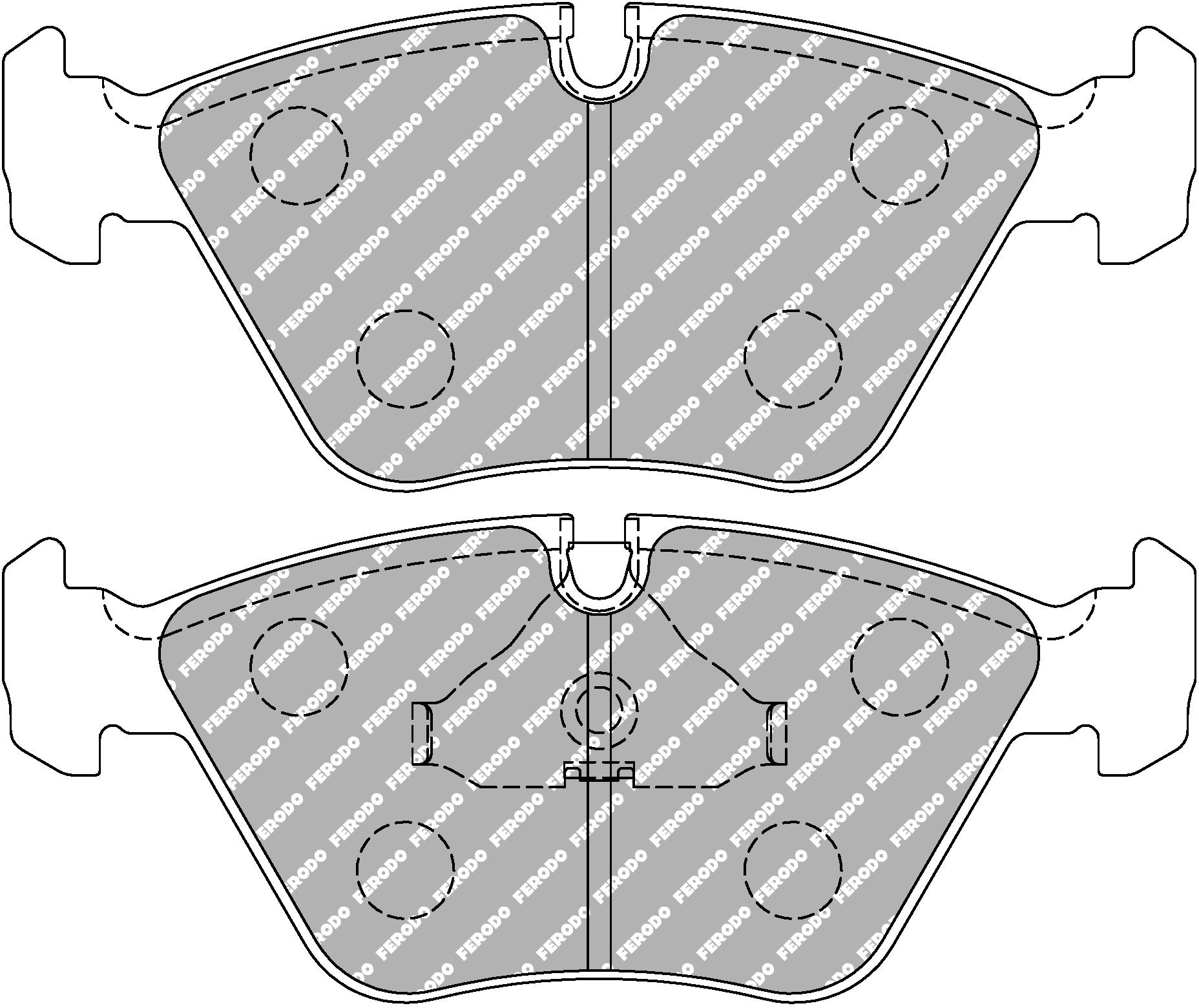 Ferrodo Racing FCP779 Brake Pads for E46 E36 M3 Standard Calipers